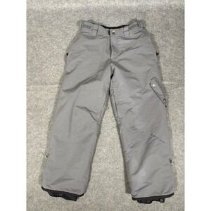 Liquid Boardwear Gray Insulated‎ Snow Pants Mens Large B34101OLY Ski Snowboard